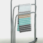 3 tier stainless steel towel holder rack for bathroom storage and drying in Lagos, Nigeria