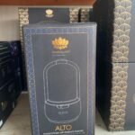 Alto Aroma Diffuser #Frosted Glass Lid Oak Base