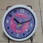 D/Pink Chillies Yara Wall Clock 25Cm