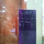 Purple/White Tank Vase