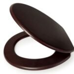 Mahogany Mdf Toilet Seat Ss Hinge