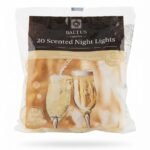 Limited edition 20-pack sparkling prosecco scented Baltus tealight candles with 8-hour burn in Lagos, Nigeria.