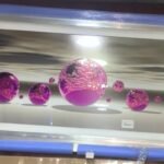 Purple Sphere Liquid Wall Art