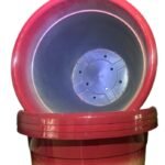 Bella Planter 42Cm 25.8Lt - Ombre Burgundy