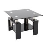 Metro Side Table High Gloss Black