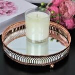 20Cm Cop Mirror Candle Plate