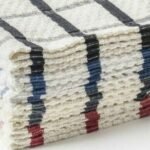 Big Check Super Absorbent Tea Towel -Black