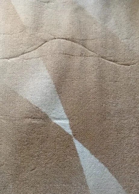 Brown and cream textured casual living area rug for modern home floor décor in Lagos, Nigeria