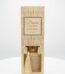 Gold patterned box with textured glass Desire Lime Basil & Mandarin reed diffuser and cream tassel, Lagos, Nigeria
