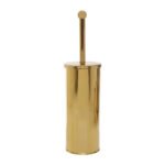 Allegra Stainless Steel Toilet Brush With Gold Detail