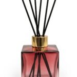 200Ml Square Glass Reed Diffuser - Red O