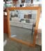 Roma solid birch wall mirror with natural wood frame for home décor in Lagos, Nigeria