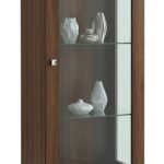 Victoria narrow glass display case slim cabinet for décor and storage display in Lagos, Nigeria home