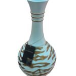 Medium Cream And Gold Patches On Vase