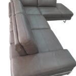 L Shape Sofa Coffee Brown