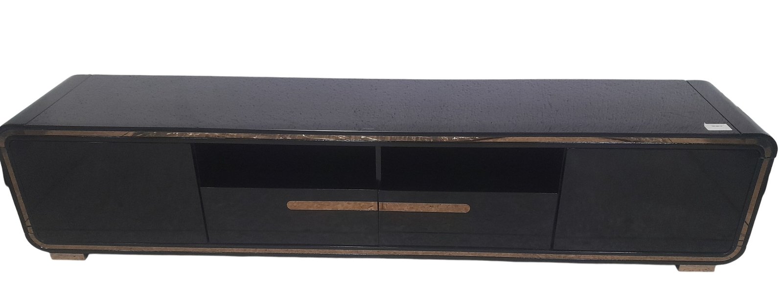 60063 Tv Unit Black/Gold - Image 1