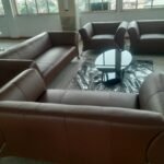 7 Seven Seater Sofa Set Ox Blood