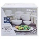 Mikasa 40Pcs Dinner Plates Set