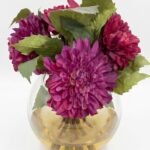 Lifelike double-bloom artificial garden flower arrangement for luxury home and tabletop décor in Lagos, Nigeria