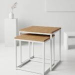 Side stool compact accent seat used as footrest or table decor Lagos Nigeria