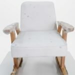 Baby rocking chair with gentle motion for nursery comfort and relaxation in Lagos, Nigeria
