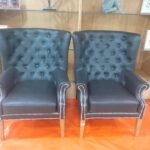 Black Two Seater Chair