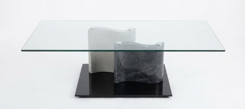 Modern Glass Centre Table Tempered Glass Coffee Table with Metal Base for Living Room Modern glass centre table tempered glass coffee table living room Lagos Nigeria