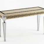 Modern console table for hallway or living room décor, slim display table for entryway styling in Lagos, Nigeria