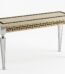 Modern console table for hallway or living room décor, slim display table for entryway styling in Lagos, Nigeria