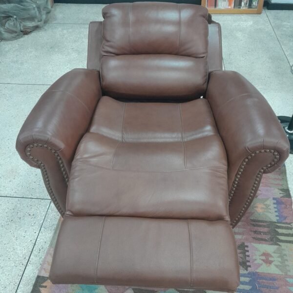 Luxury brown padded recliner chair for ergonomic living room comfort and relaxation in Lagos, Nigeria