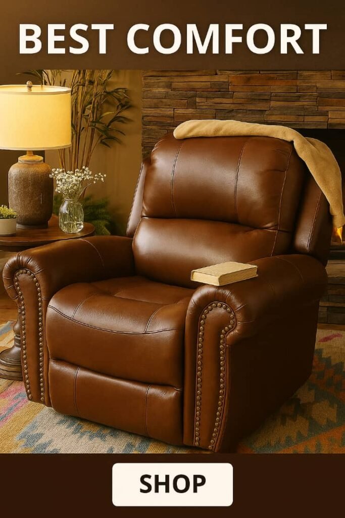 Brown recliner chair padded living room seat in Lagos, Nigeria