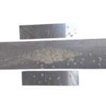 Glass Frame With Black Pearl Silver Wall Art