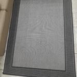 Black Check Rug 6 By 9