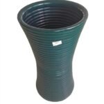 Elegant aluminum metal vase for flowers, table décor, and modern home interior styling
