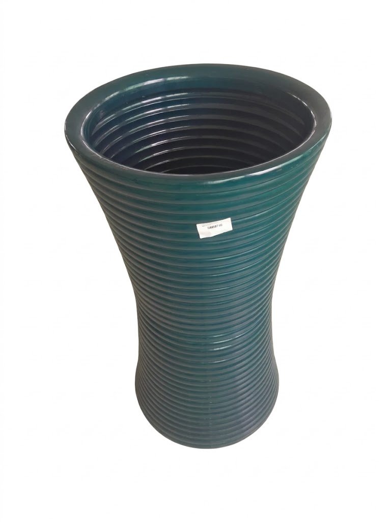 Elegant aluminum metal vase for flowers, table décor, and modern home interior styling