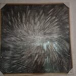 100X100Cm Shaded Wall Frame Gold