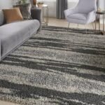 Grey And Black Rug