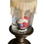 Water Glitter Santa Christmas Décor