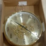 Gold Hanging Wall Clock