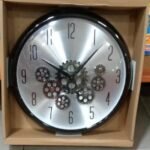 Black Wall Clock Round