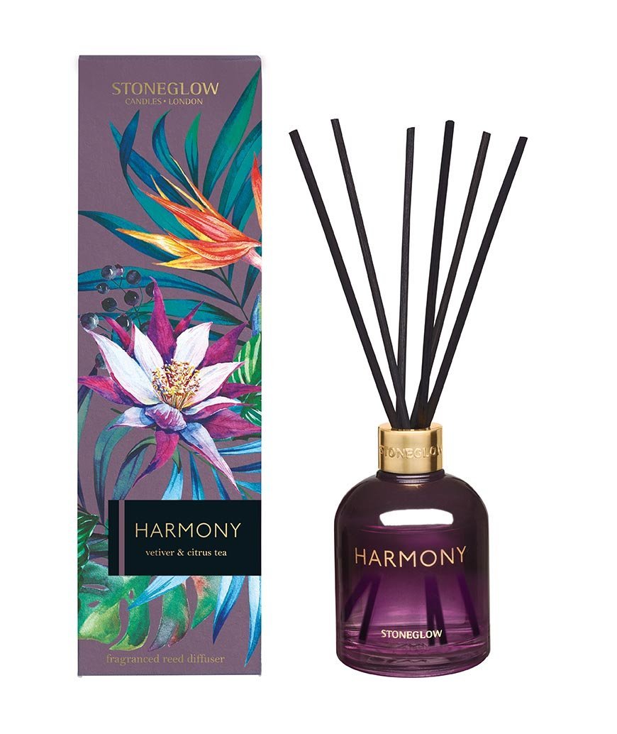 611v6DBpvTL.jpg Infusion - Harmony - Vetiver & Citrus Tea - Reed Diffuser (Purple) - Image 1