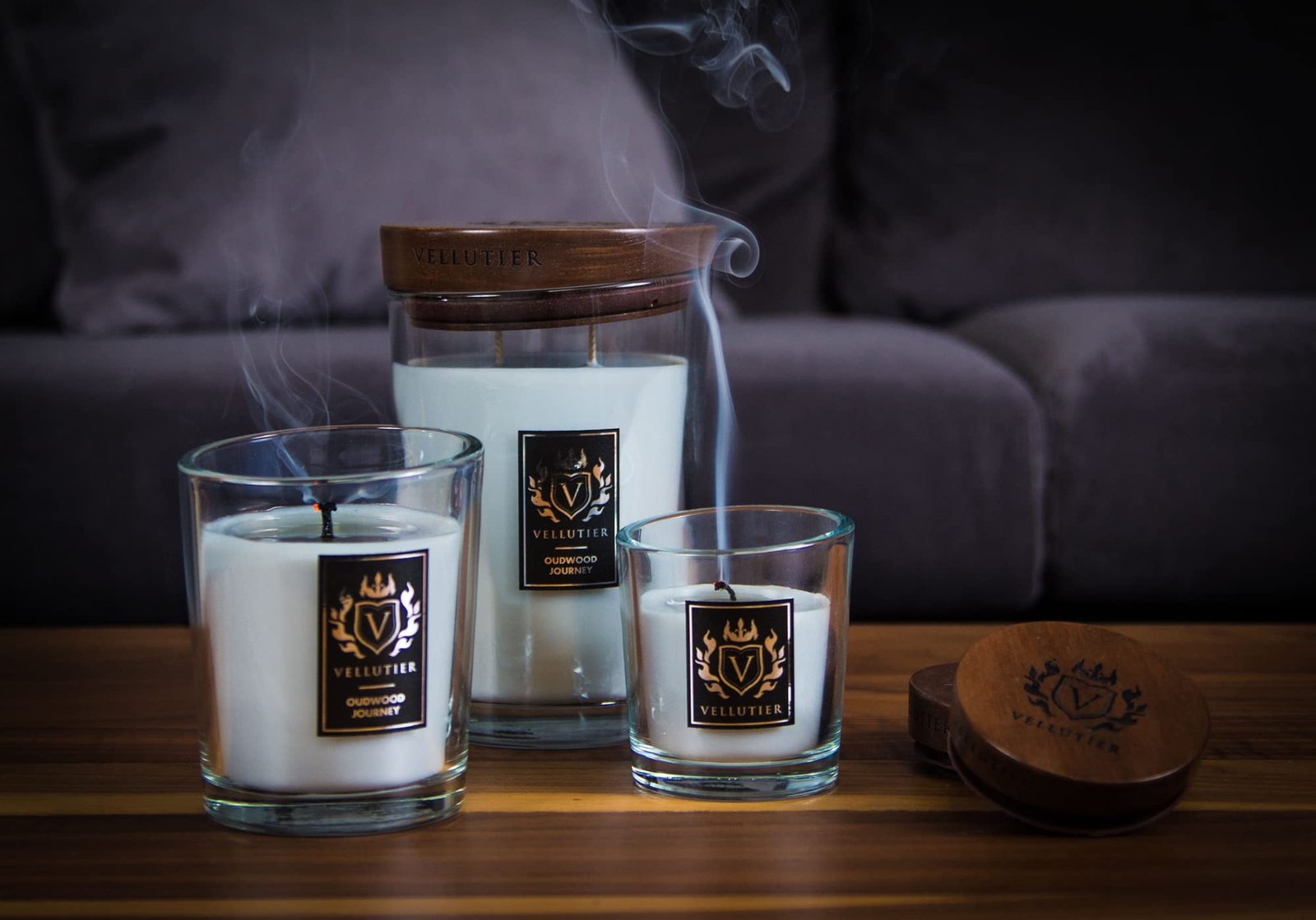 61M46NqSwL.jpg Vellutier Small Candle-Oudwood Journey - Image 1