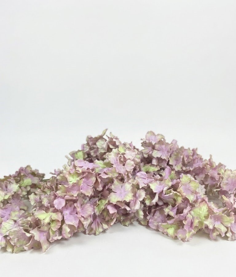 120cm lilac and green hydrangea flower head 120cm lilac and green hydrangea flower head for luxury event décor in Lagos, Nigeria