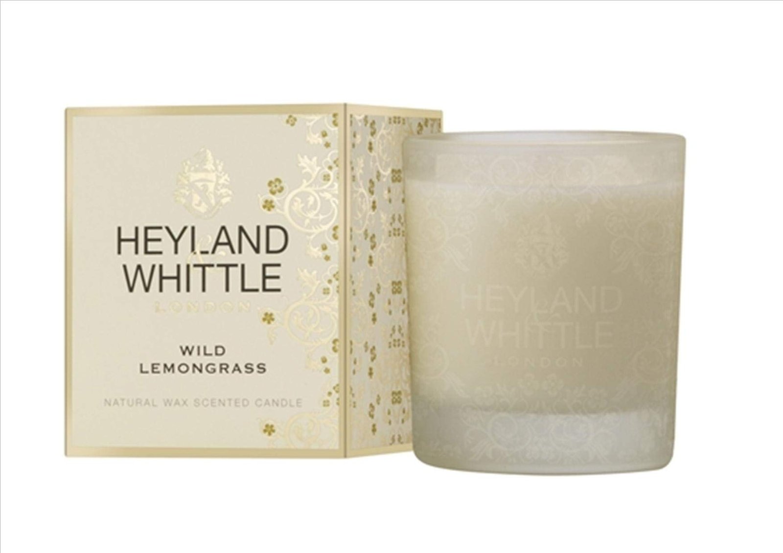 61wm9ODeXFL.jpg Gold Classic Wild Lemongrass Candle In A Glass 230G - Image 1