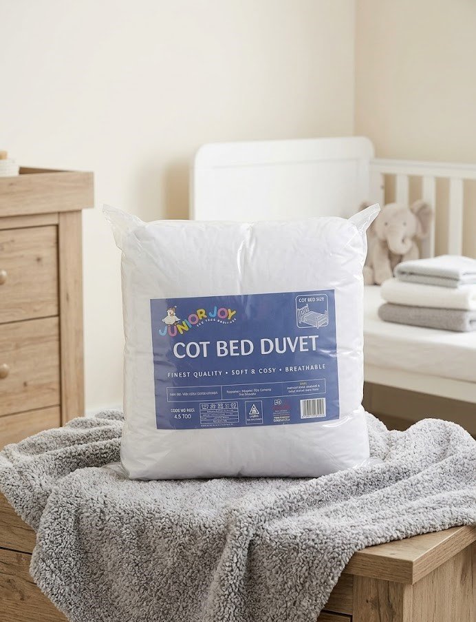JJ cot bed duvet 4.5 tog soft lightweight baby bedding for nursery use in Lagos, Nigeria