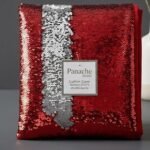 Red and silver Danni cushion cover 17x17 decorative pillowcase for sofa and bedroom in Lagos, Nigeria
