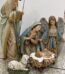 5-piece 21.75 inch tall Adorned Holy Family nativity figurine set for Christmas décor in Lagos, Nigeria
