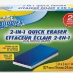 White and blue Scrub Buddies 2-in-1 quick eraser cleaner for removing tough stains and grime in Lagos, Nigeria