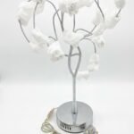 Silver leaf table decor ornament modern metal centerpiece for home styling Lagos Nigeria