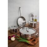 Tramontina 4Pcs Tri-Ply Clad Set Pot